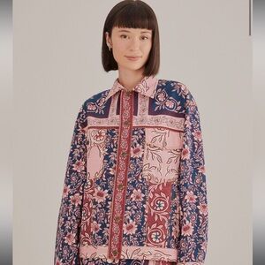 NWT Farm Rio Teal Ainika Charm Jacket